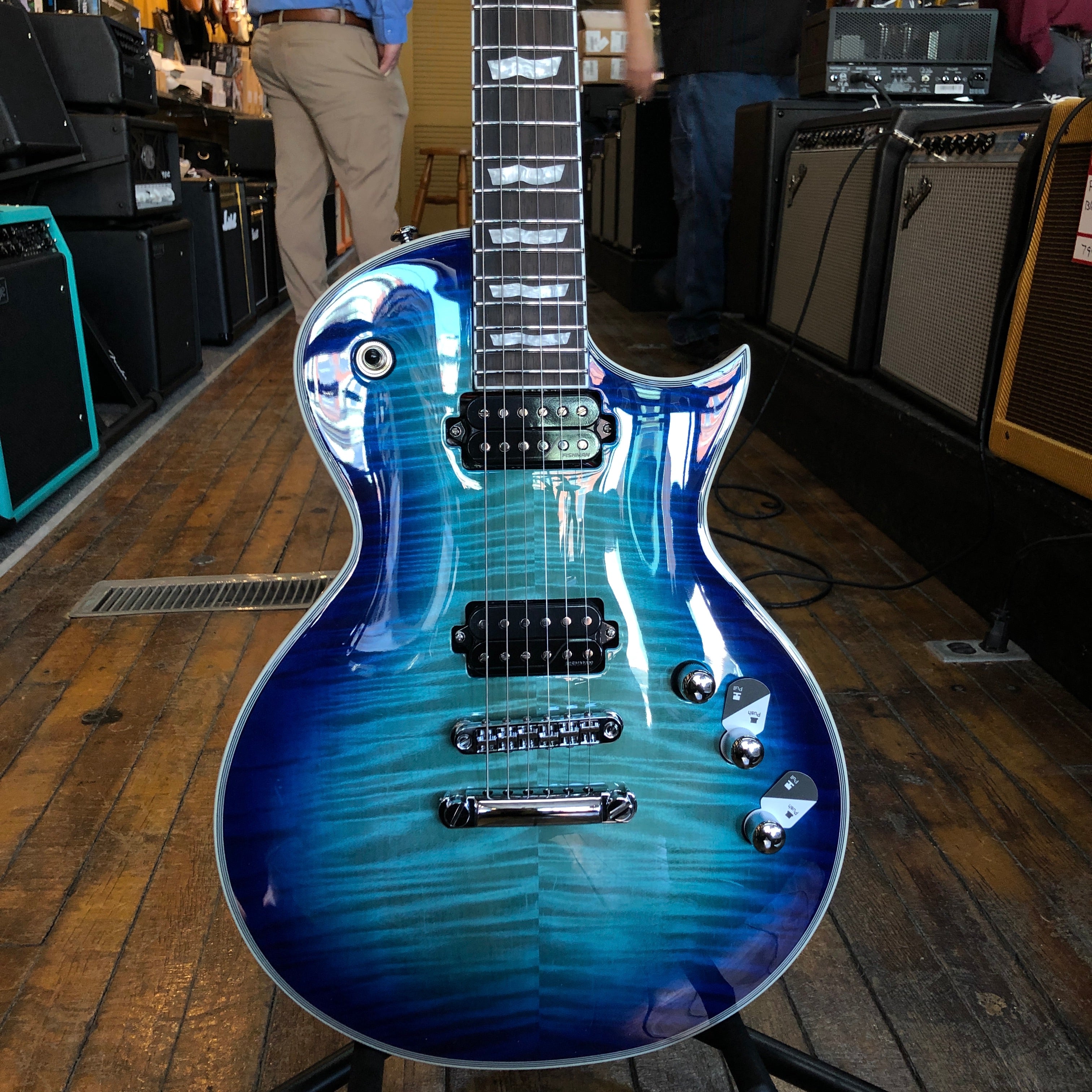 ESP LTD EC 1000T CTM Electric Guitar Violet Shadow Music Makers