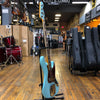 Fender Custom Shop '66 Jazz Bass Journeyman Relic Aged Daphne Blue w/Matching Headstock, Hard Case