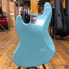 Fender Custom Shop '66 Jazz Bass Journeyman Relic Aged Daphne Blue w/Matching Headstock, Hard Case