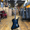 Jackson Kelly Bird JS3Q Bass Late 2010s Transparent Blue Burst