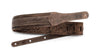 Taylor Element Distressed Leather Guitar Strap Dark Brown