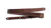 Taylor Slim 1.5" Leather Guitar Strap Chocolate Brown