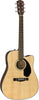 Fender CD-60SCE Dreadnought Acoustic-Electric Natural