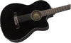 Fender CN-140SCE Nylon Concert Acoustic-Electric Black w/Hard Case