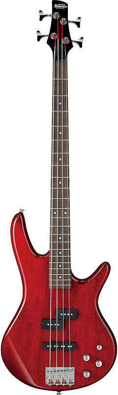 Ibanez GSR200 4 String Bass Transparent Red Music Makers