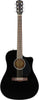 Fender CD-60SCE Dreadnought Acoustic-Electric Black