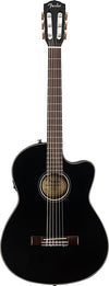 Fender CN-140SCE Nylon Concert Acoustic-Electric Black w/Hard Case