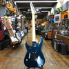 ESP LTD MH-203QM See Thru Blue w/Floyd Rose