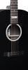 Martin DX Johnny Cash Signature Acoustic-Electric Dreadnought Jett Black w/Padded Gig Bag