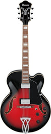 Ibanez Artcore AF75 Hollowbody Transparent Red Sunburst