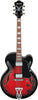 Ibanez Artcore AF75 Hollowbody Transparent Red Sunburst