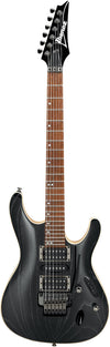 Ibanez S570AH Solid Body Silver Wave Black