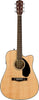 Fender CD-60SCE Dreadnought Acoustic-Electric Natural