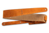 Taylor 2.5" Embroidered Suede Guitar Strap Honey Gold