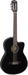 Fender CN-140SCE Nylon Concert Acoustic-Electric Black w/Hard Case