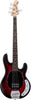 Sterling by Music Man StingRay Ray4 Bass Ruby Red Burst Satin