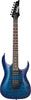 Ibanez GRGA120QA Solid Body Transparent Blue Burst