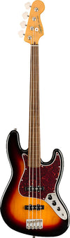 Squier Classic Vibe '60s Jazz Bass Fretless 3-Color Sunburst